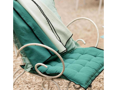 Serviette de table en coton recyclé Grace (Lot de 6) (Céladon)