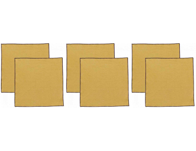 Serviette de table en coton recyclé Grace (Lot de 6) (Badiane)