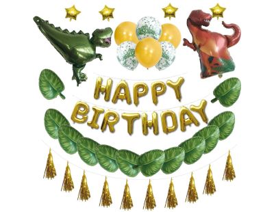 Set décoration d'anniversaire  47 pièces Dinosaure