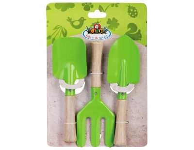 Set jardinage enfant 3 pièces (Vert)