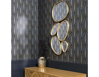 Set de 5 miroirs forme organique