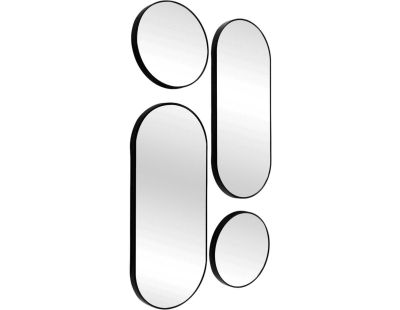 Set de 4 miroirs ronds et ovales Versa
