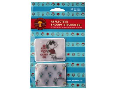 Set de 2 stickers réfléchissants Snoopy (Joe Cool)