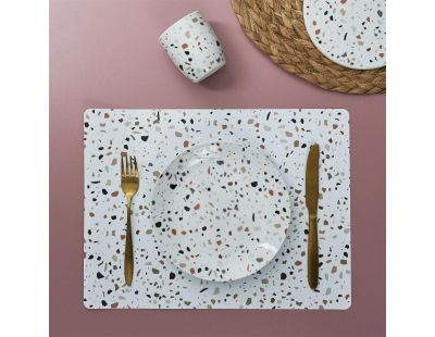 Set de table effet terrazzo 40 x 30 cm (Lot de 6)