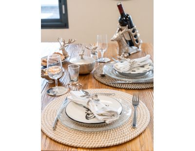 Set de table rond en jute (Lot de 6)
