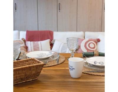 Set de table ronds en jonc naturel Zoho (Lot de 6)