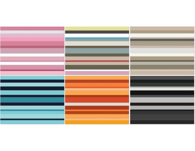 Set de table en vinyle 40 x 30 cm Marin (Lot de 6 sets de table motifs assortis)