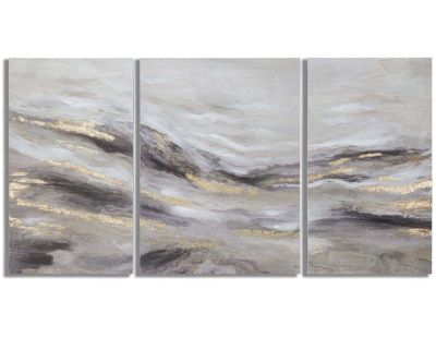 Set de 3 tableaux décoratifs Monty