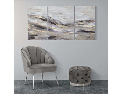 Set de 3 tableaux décoratifs Monty