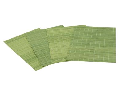 Sets de table en bambou  (Lot de 4) (Vert)