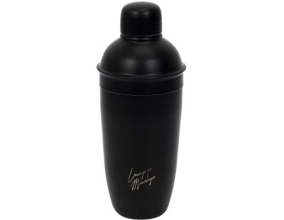 Shaker à cocktail en inox noir 62 cl