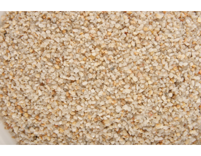 Sol décoratif Aquasand naturel quartz blanc 1kg
