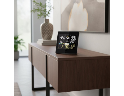 Station météo électronique avec capteur extérieur sans fil