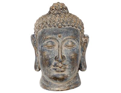 Statue pour jardin Tête de Bouddha 48 cm