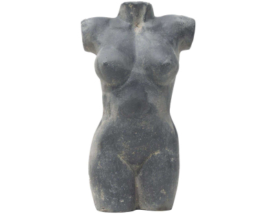 Statue en pierre reconstituée Torse Femme (22 x 15 x 40 cm)
