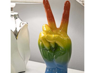 Statuette main en polyrésine Rainbow (Win)