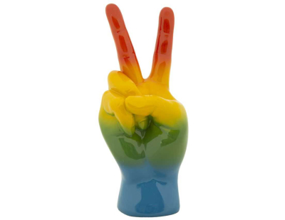 Statuette en polyrésine Rainbow hand (Ok)