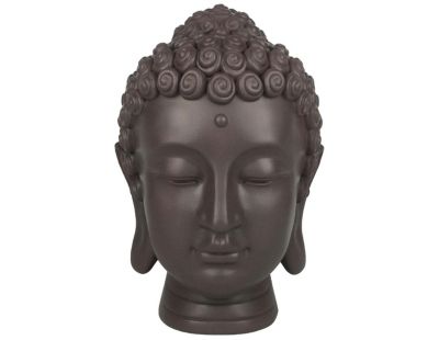 Statuette tête bouddha en polyrésine