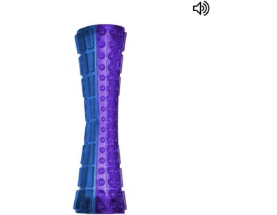 Stick chien en plastique coloré 15 cm