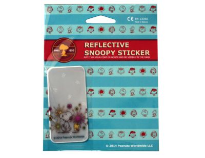 Sticker réfléchissant Snoopy (Snoopy & Fleurs)