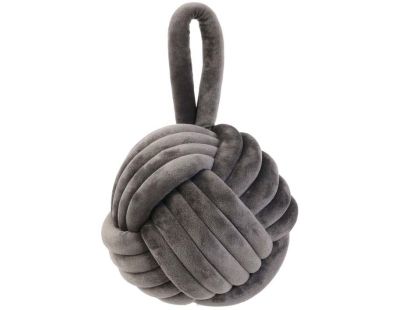 Stop porte pelote en velours (Gris)