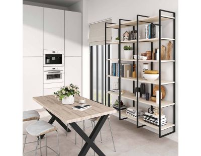 Structure pour étagère Lader (Pour créer une bibliothèque à 3 étagères)