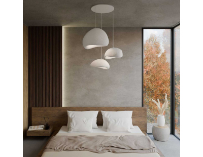 Supension 3 abats jour Wabi Sabi Stillforms (Blanc)