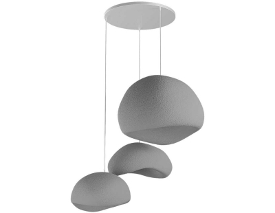 Supension 3 abats jour Wabi Sabi Stillforms (Gris)