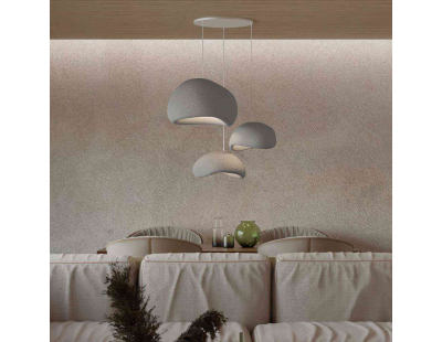 Supension 3 abats jour Wabi Sabi Stillforms (Gris)