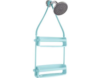 Support accessoires de douche 2 étagères Flex (Bleu)