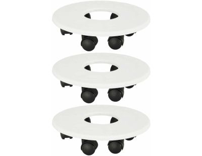 Support encastrable sur roulettes pour pot (lot de 3)