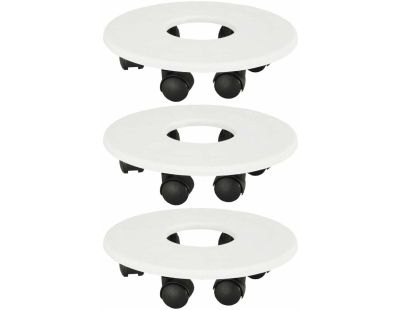 Support encastrable sur roulettes pour pot (lot de 3)