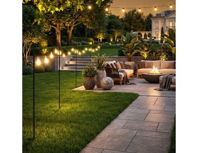 Support pour guirlande et éclairages extérieurs (Lot de 10)