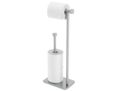 Support pour papier toilette avec réserve Cappa (Nickel)