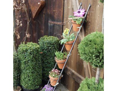 Support à plantes en acier Ladder (Brut)