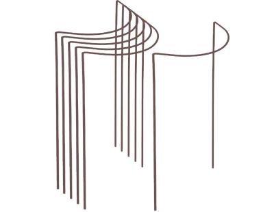 Support à plantes demi-cercle en acier (40 x 75 cm)