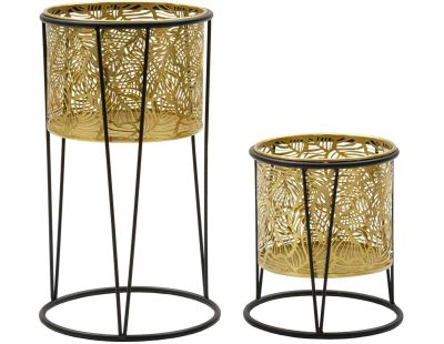 Support à plantes en métal Coppia (Lot de 2) (Modèle 3)