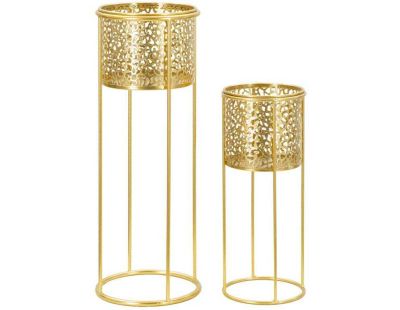 Support à plantes en métal Nat (Lot de 2)