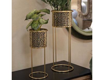 Support à plantes en métal Nat (Lot de 2)