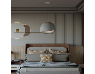 Suspension Wabi Sabi Soluna (Gris)