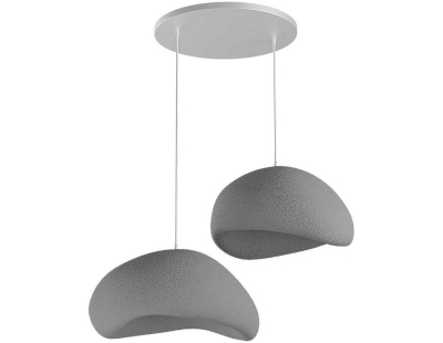 Suspension 2 abats jour Wabi Sabi Grainbeams (Gris)