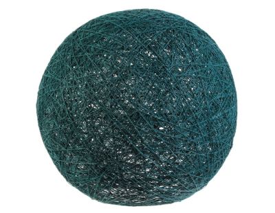 Suspension boule colorée 30 cm (Bleu)