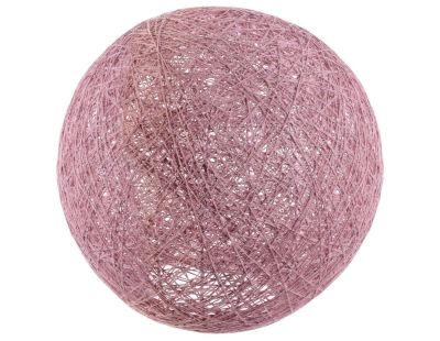 Suspension boule colorée 30 cm (Rose)