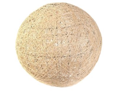 Suspension boule colorée 30 cm (Beige)