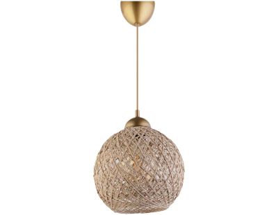 Suspension boule en jute Carmen