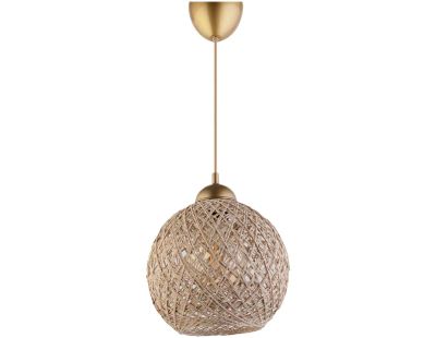 Suspension boule en jute Carmen