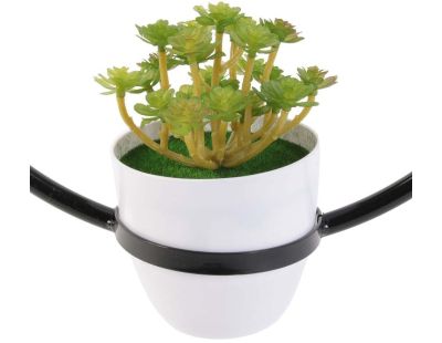 Suspension décorative avec plante artificielle