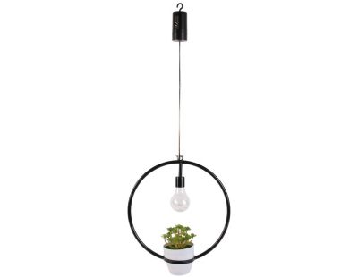 Suspension décorative avec plante artificielle