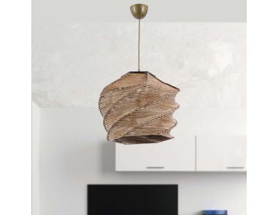 Suspension imitation bambou Ruche