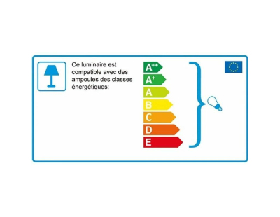 Suspension en bois recyclé et métal